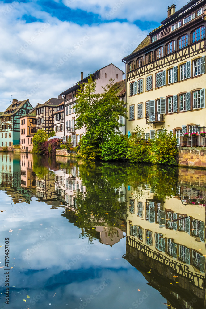 Obraz premium La Petite France, Strasbourg, Alsace, France