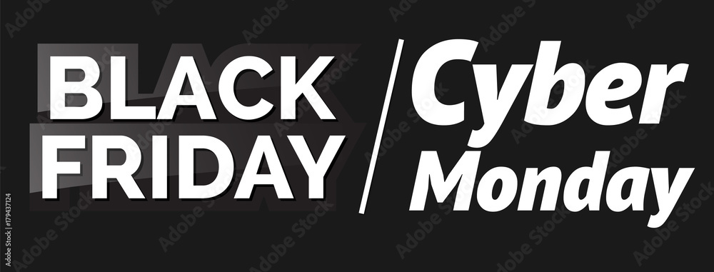 Black friday. Vector illustration. For flyers, invitation, posters, brochure, banners.