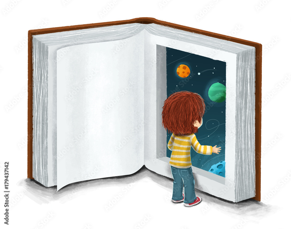 Imágenes de "Niño Leyendo": descubre bancos de fotos, ilustraciones,  vectores y vídeos de 81 | Adobe Stock