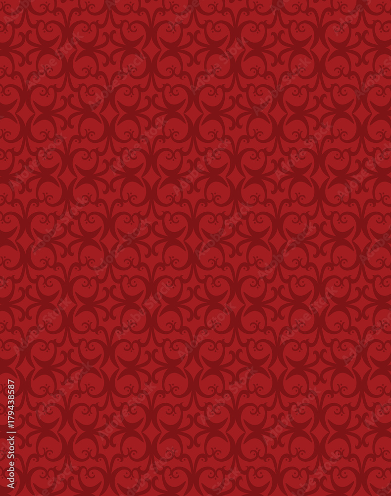 Abstract red background with repeated pattern, vector Abstract red background with repeated pattern, vector