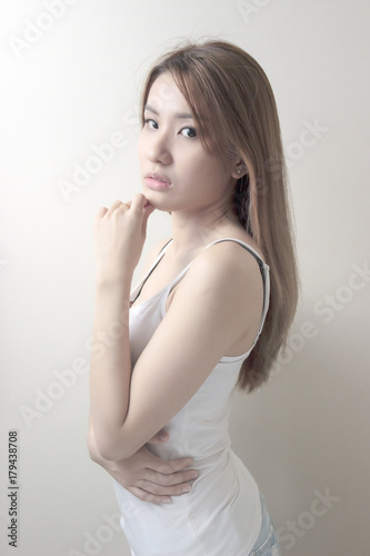 Beautiful asian woman portrait