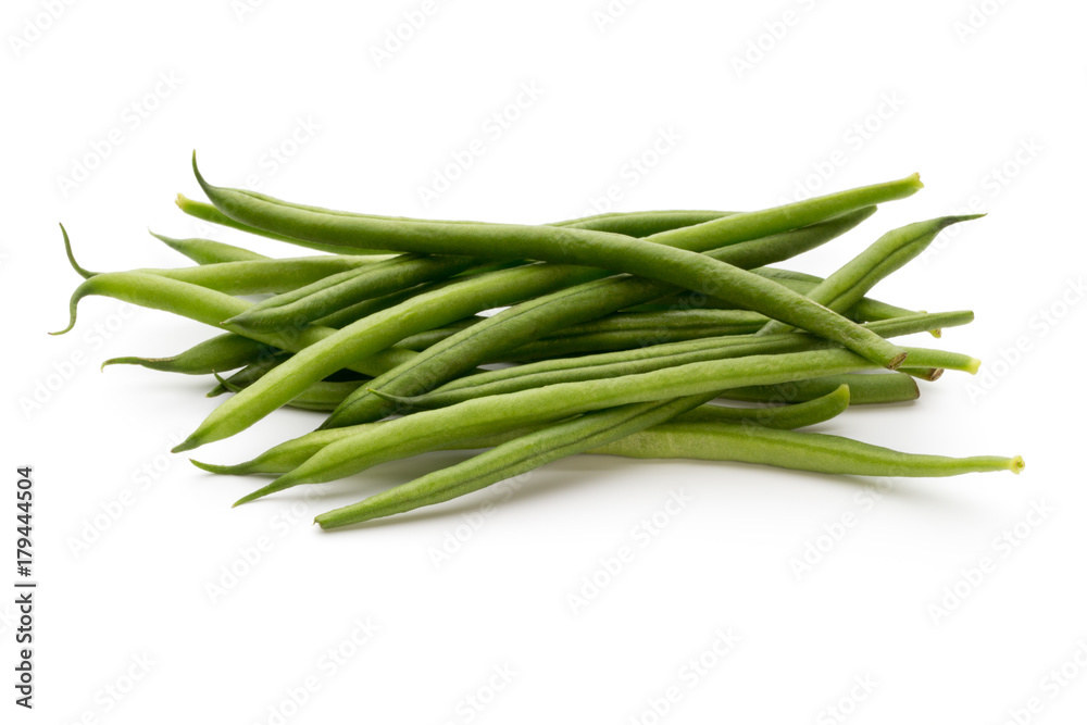 Green beans isolated on a white background. Green beans isolated on a white background.