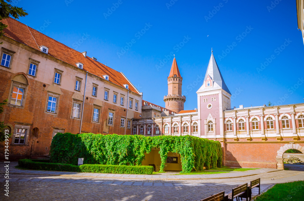Fototapeta premium Gothic Piast Castle (Zamek Piastowski) in Legnica, Silesia, Poland