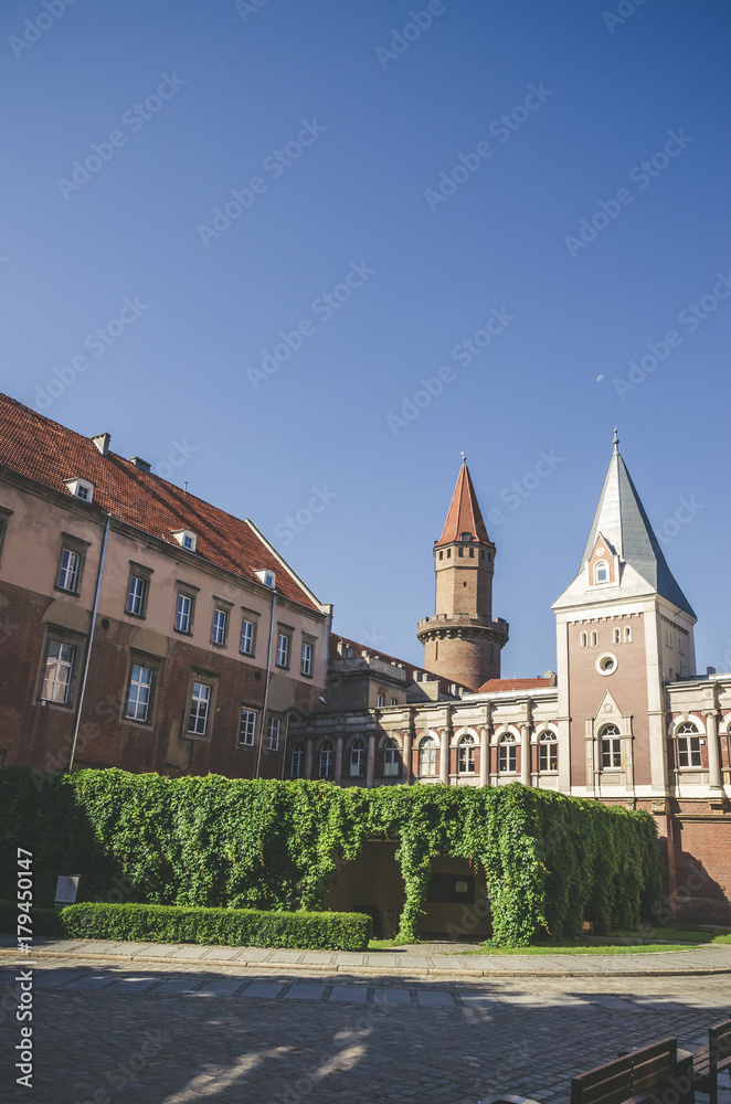 Fototapeta premium Gothic Piast Castle (Zamek Piastowski) in Legnica, Silesia, Poland