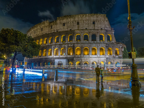 Photography Colosseum at Night