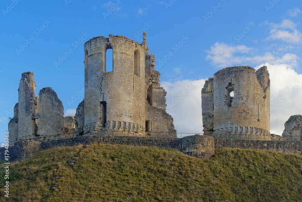 Ruins of old castle of Fere en tardenois, Aisne, France