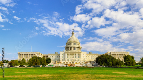 The United States Capitol building in Washington DC
