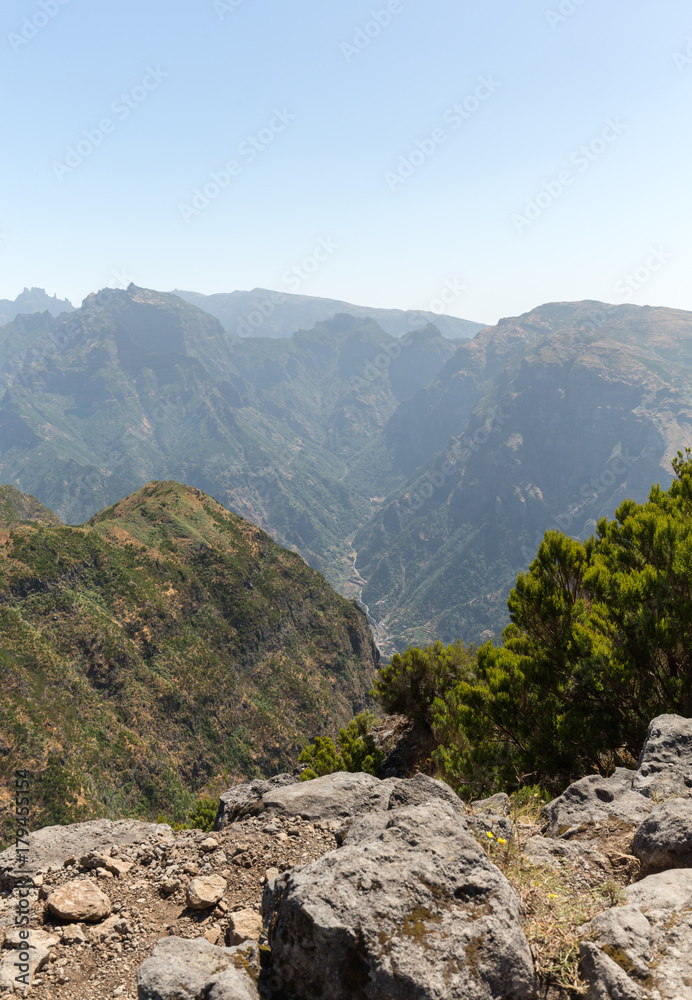View the pass Boca da Encumeada in Madeira. Portugal View the pass Boca da Encumeada in Madeira. Portugal