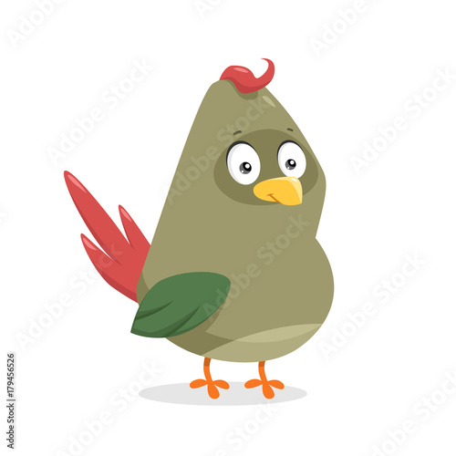 Cartoon vector bird