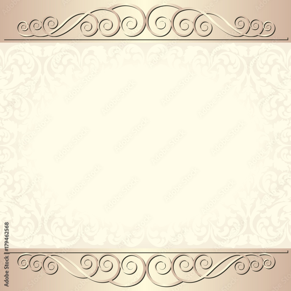 vintage background with ornaments