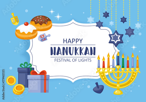 Hanukkah banner design