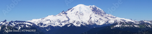 Mount Rainier - panoramic - Washington - Seattle