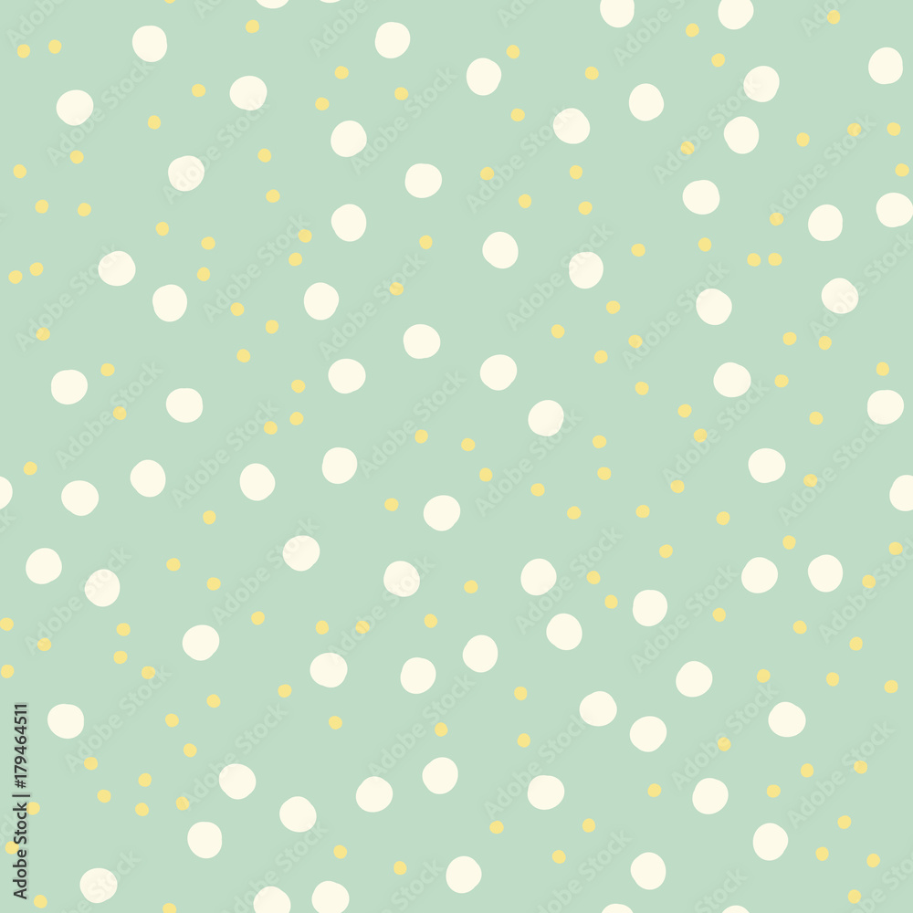 Baby Fun Hand Drawn Dots Asymmetrical Seamless Pattern, Dotted Swiss Baby Fun Hand Drawn Dots Asymmetrical Seamless Pattern, Dotted Swiss