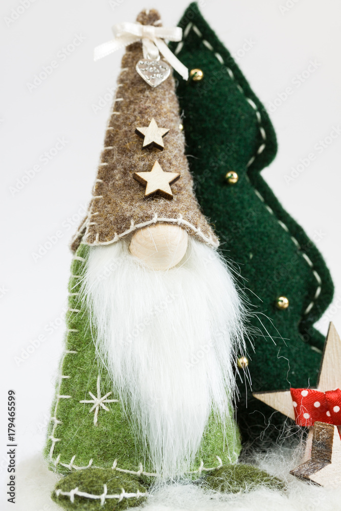 Foto Stock Lavori artigianali in feltro per la festività del Natale