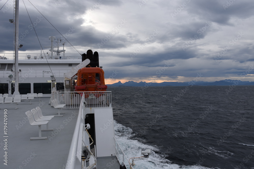 Foto de Norwegen, Fähre, Herbst, Wolken, Bodø, Bodö, Moskenes, Lofoten, Nordland, Salten