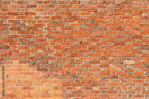 Brick wall closeup