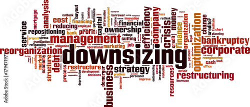 Downsizing word cloud