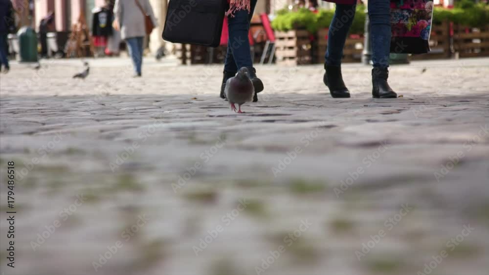 A sidewalk - known as a footpath, footway or pavement blackmagic A sidewalk - known as a footpath, footway or pavement blackmagic