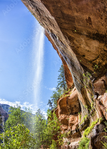 Waterfall in Zion National Park