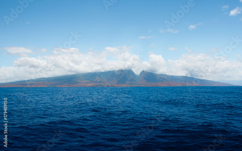 Island Maui from boat