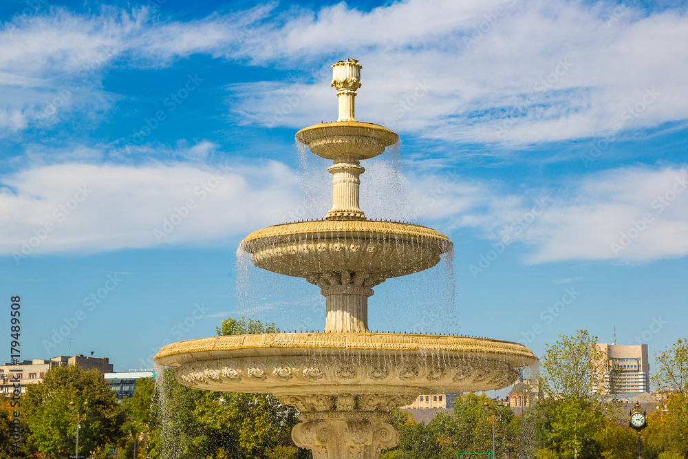 Central fountain in Bucharest