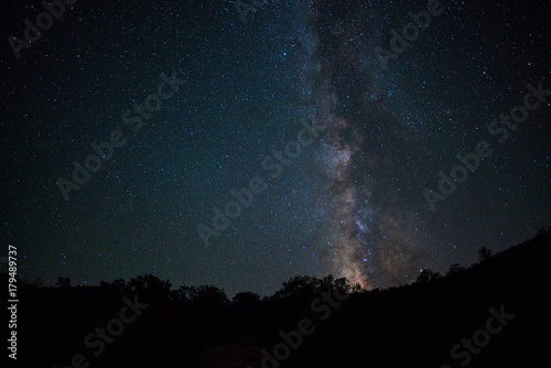 Milky way over Pinnacles national park  California