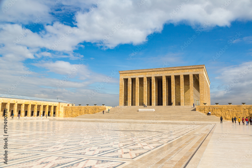 Naklejka premium Anitkabir, mausoleum of Ataturk, Ankara