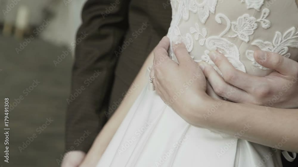 Hands of lovers who caress each other Hands of lovers who caress each other