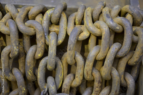 old chain  rusty texture