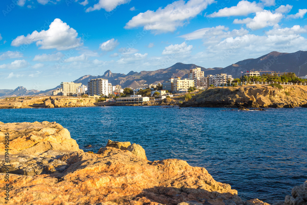 Obraz premium Panorama of Kyrenia in North Cyprus