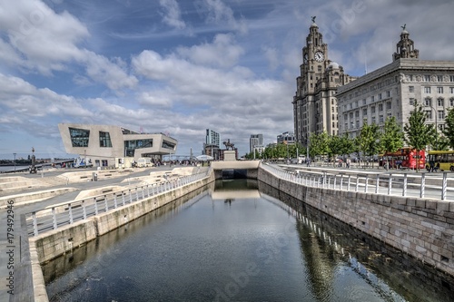 Albert Dock Canal, Liverpool, UK. photo