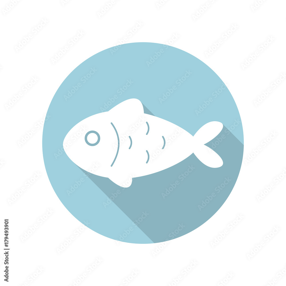 Fish flat icon vector Fish flat icon vector