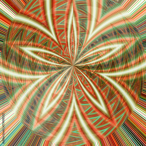 Abstract image, colorful graphics, tapestry