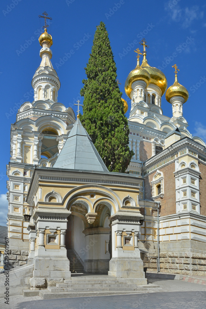 Crimea. Yalta. Alexander Nevsky Church