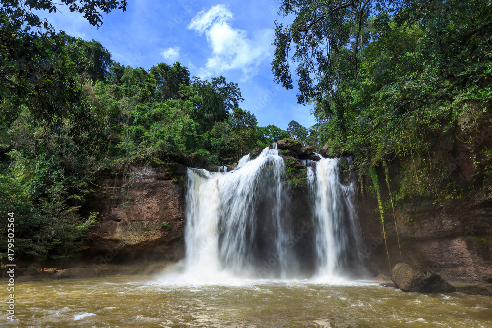 Haew suwat waterfall, khao yai national park, Thailand