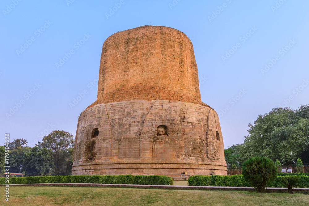 Dhamekh Stupa at Sarnath, Varanasi, India.