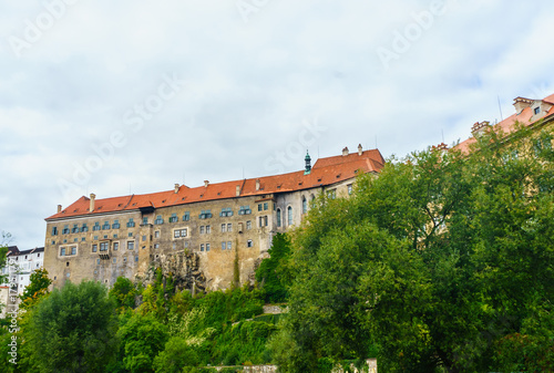 Medieval Krumlov Castle in the town of Cesky Krumlov in the Czech Republic
