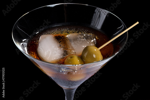 Fotografie red vermouth wine