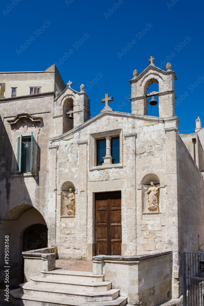 St. Biagio Church. Sassi of Matera. Basilicata. St. Biagio Church. Sassi of Matera. Basilicata.