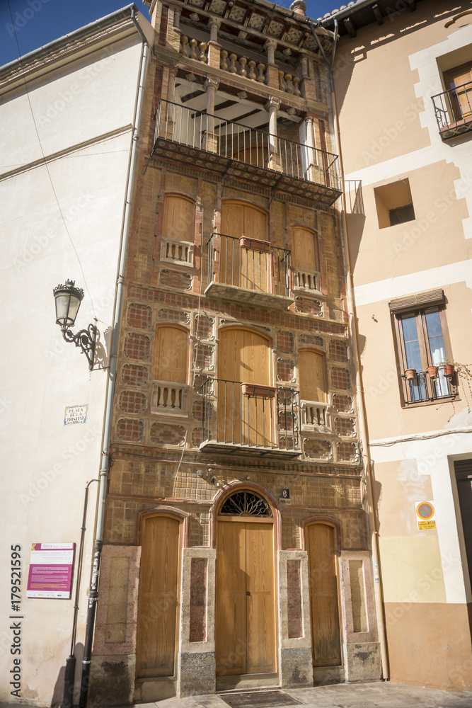 Art Nouveau Style Building. Xativa, Spain