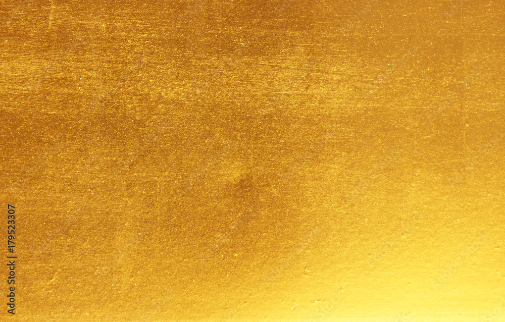 Shiny yellow leaf gold foil texture Stock Photo Adobe Stock
