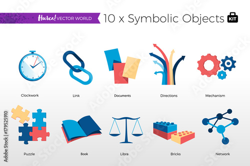 Collezione di Simboli Vector World