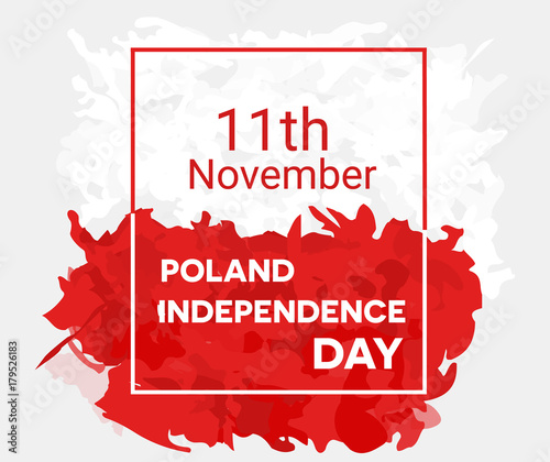 Poland independence day abstract background design coupon banner and flyer vector illustration