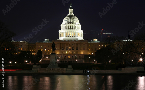 US Capitol at Night