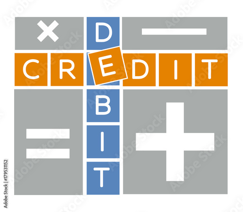 silhouette debit and credit crossword