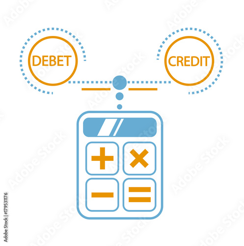 concept of calculation debit and credit,