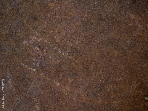 The surface of the sheet steel rusty