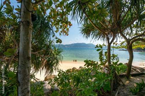 Beautyful lonley Beach in the near of Patong  Phuket  Thailand