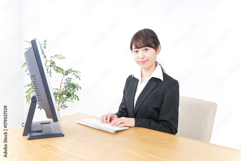 Business woman working at office Business woman working at office