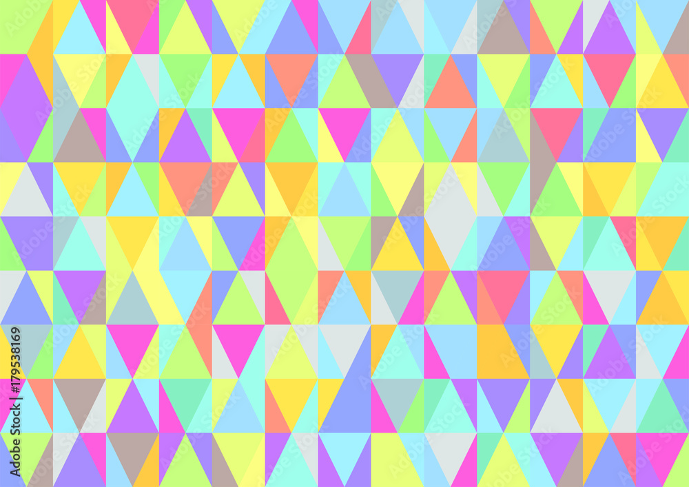 Abstract geometry background in polygonal shape.